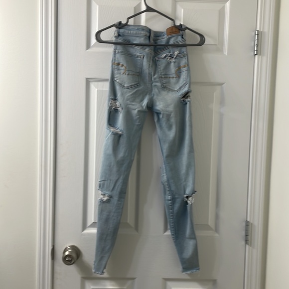 Light wash ripped skinny jeans - Picture 2 of 2